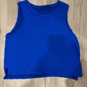 Lululemon Athletica Vibrant Blue Tank Top